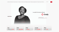 Desktop Screenshot of gradyhealth.org